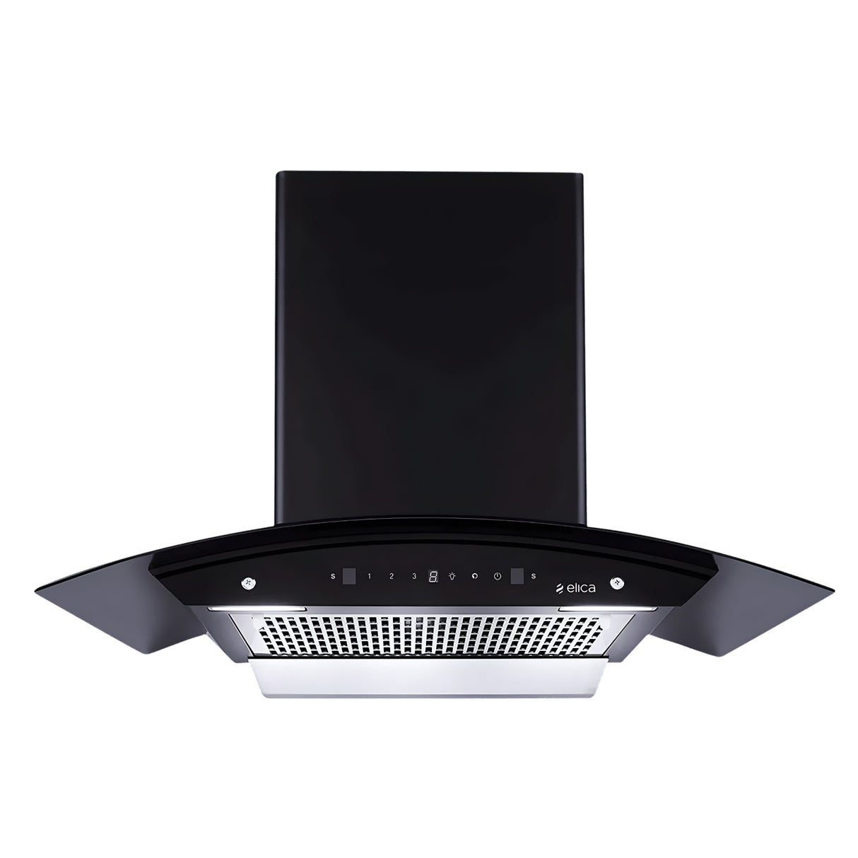 Elica WDFL 906 HAC LTW MS Nero 90 cm Filterless Auto-Clean Kitchen Chimney – Black_1
