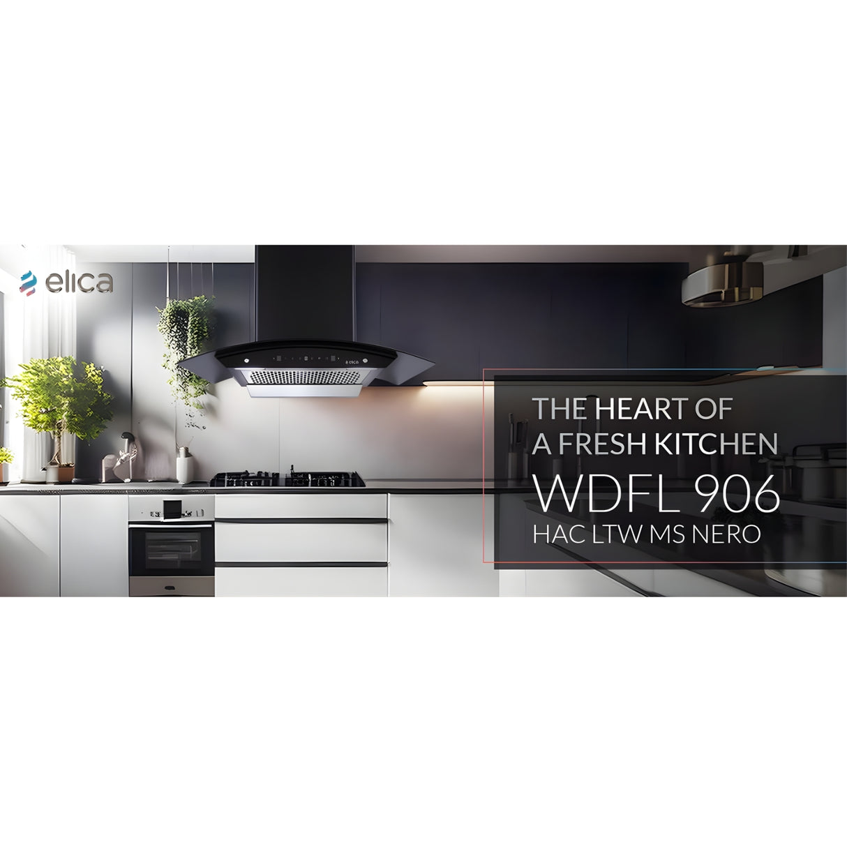 Elica WDFL 906 HAC LTW MS Nero 90 cm Filterless Auto-Clean Kitchen Chimney – Black_6