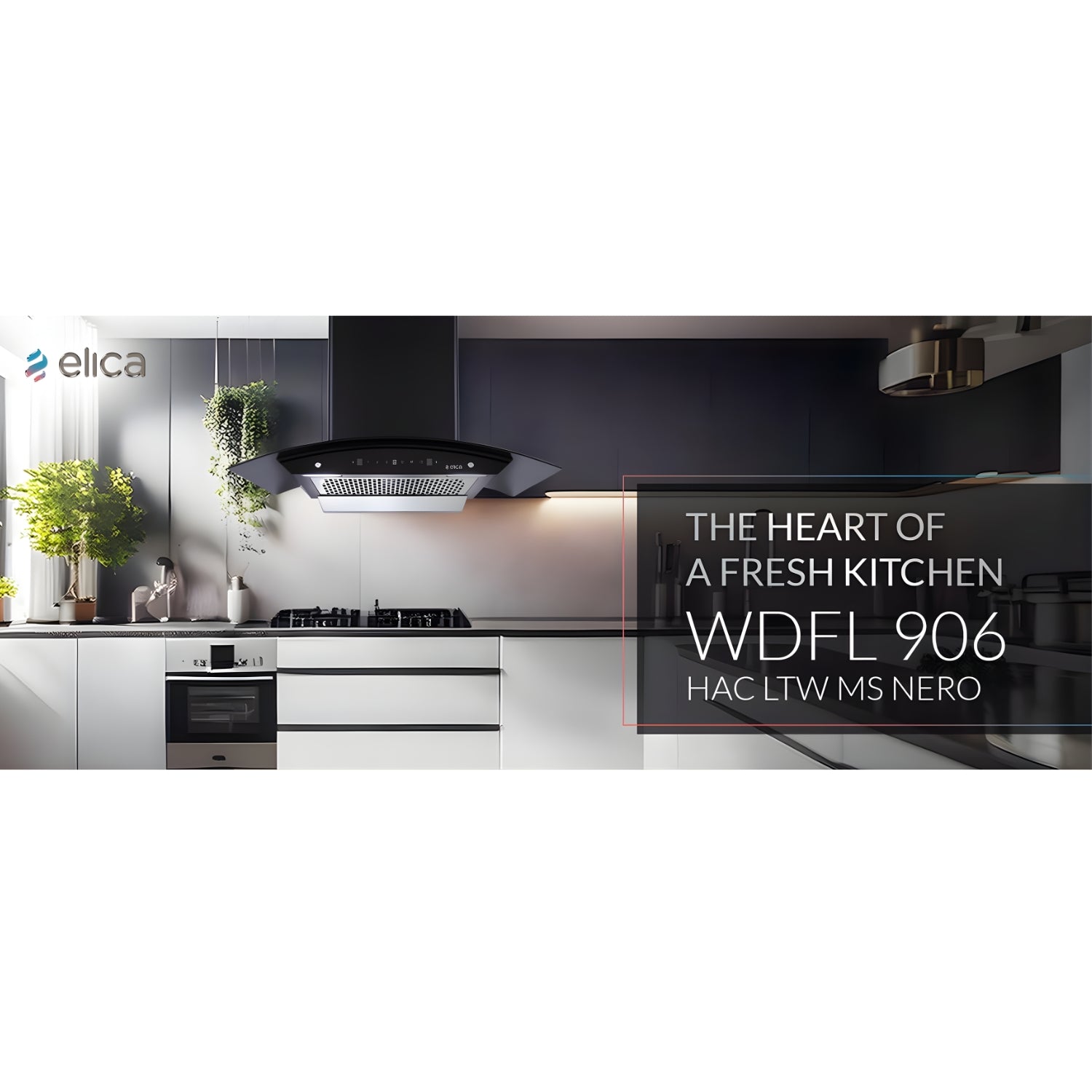 Elica WDFL 906 HAC LTW MS Nero 90 cm Filterless Auto-Clean Kitchen Chimney – Black_6