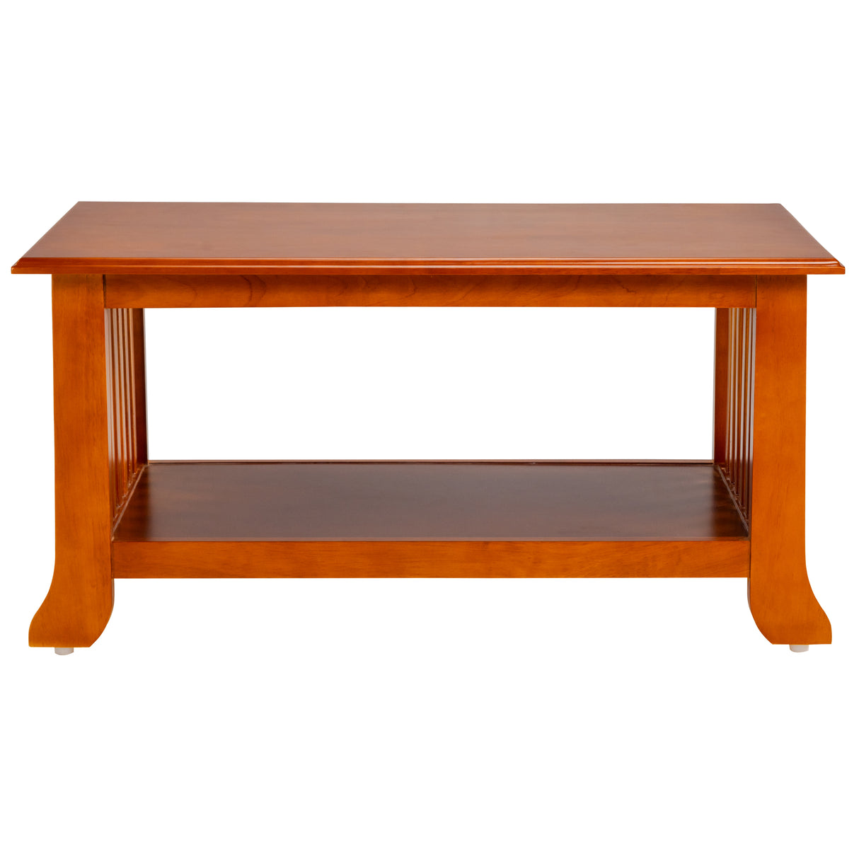 Ely Pro Wooden Coffee Table - Teak Finish