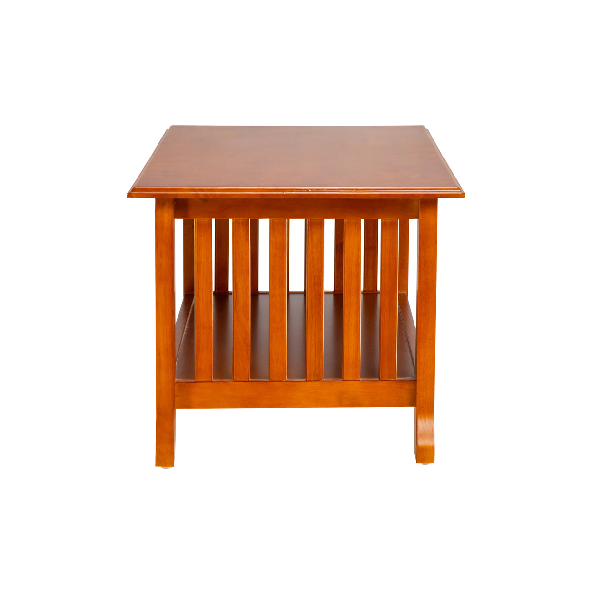 Ely Pro Wooden Coffee Table - Teak Finish