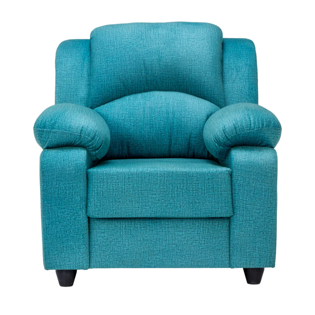 Emden Pro Cozy Fabric Sofa 1 Seater - Blue
