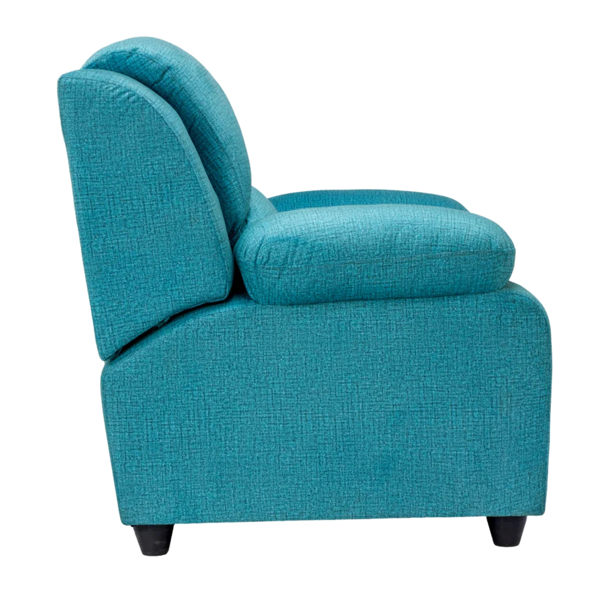 Emden Pro Cozy Fabric Sofa 1 Seater - Blue