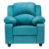 Emden Pro Premium Fabric Sofa Set (3+1+1 Seater) - Blue