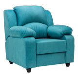 Emden Pro Premium Fabric Sofa Set (3+1+1 Seater) - Blue