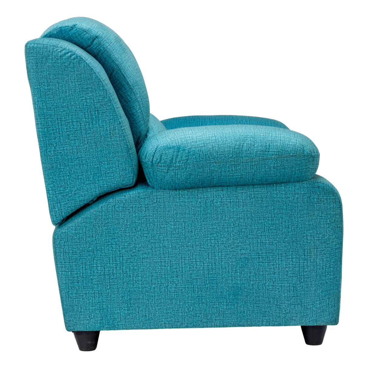 Emden Pro Premium Fabric Sofa Set (3+1+1 Seater) - Blue
