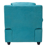 Emden Pro Premium Fabric Sofa Set (3+1+1 Seater) - Blue