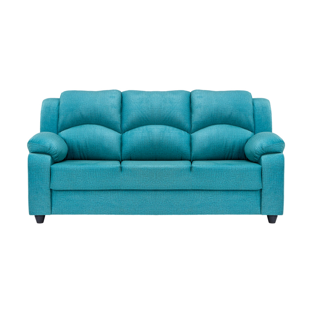 Emden Pro Premium Fabric Sofa Set (3+1+1-Seater) - Blue_4