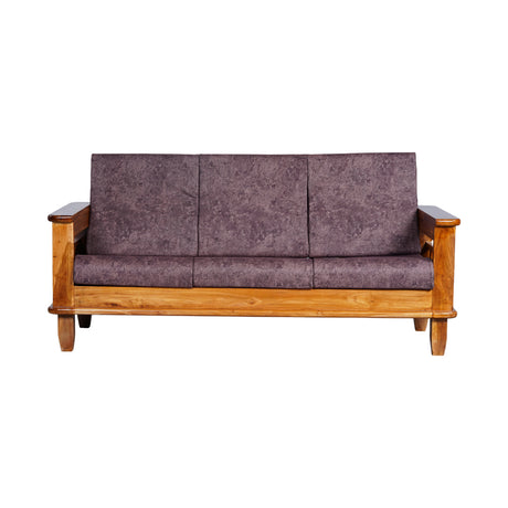 Emerald Wooden Sofa 3-Seater - Natural Finish_2