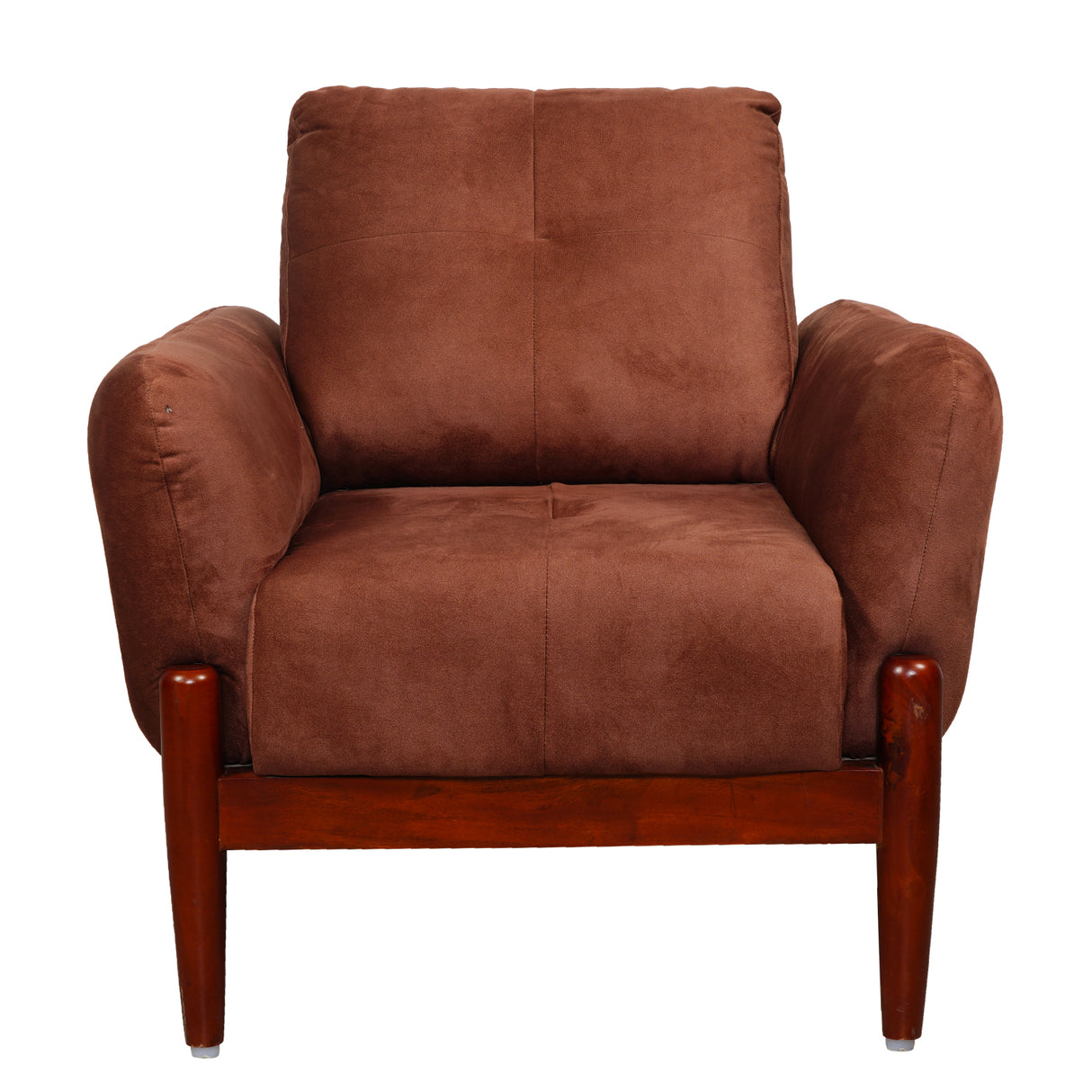 Enfield Fabric Sofa Set (3+1+1-Seater) - Maroon