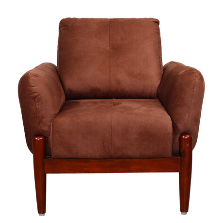 Enfield Fabric Sofa Set (3+1+1-Seater) - Maroon