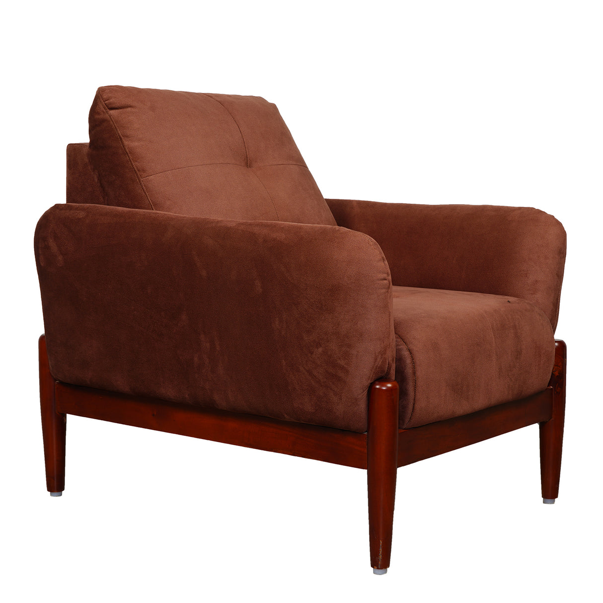 Enfield Fabric Sofa Set (3+1+1-Seater) - Maroon