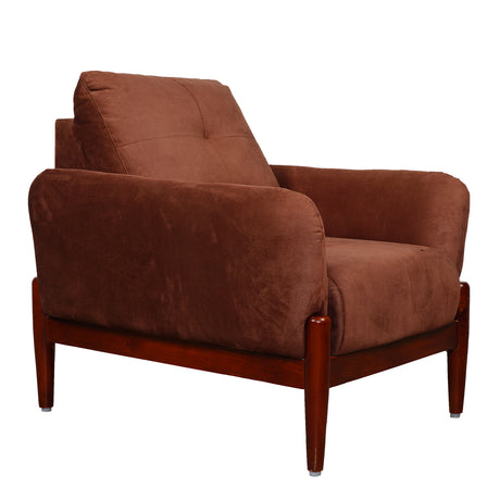 Enfield Fabric Sofa 1 Seater - Maroon
