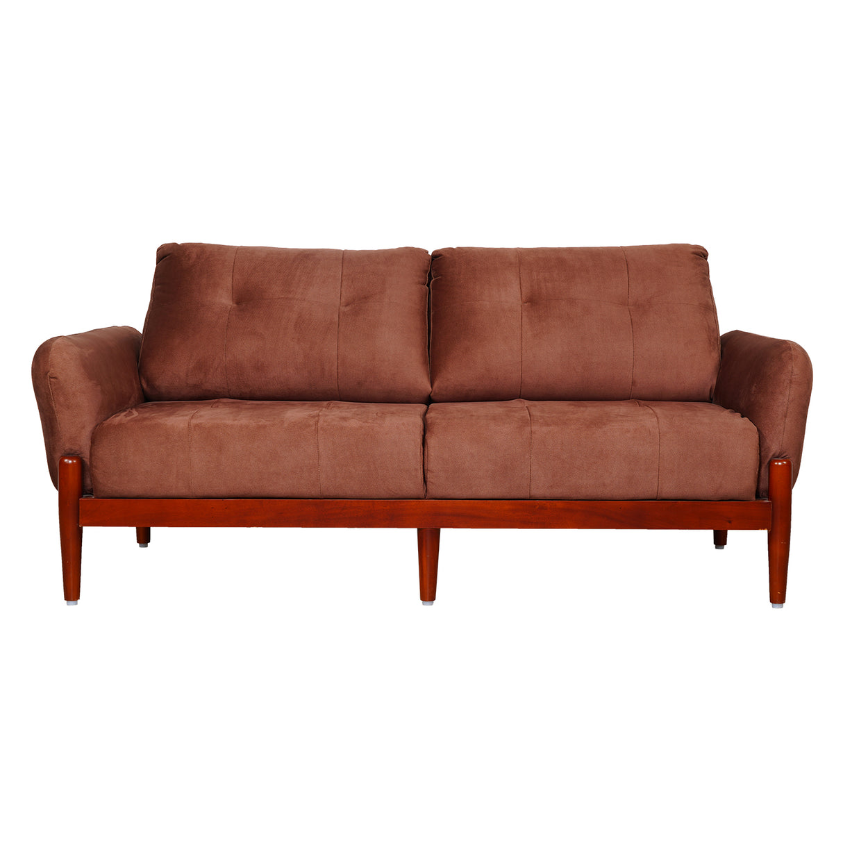 Enfield Fabric Sofa Set (3+1+1-Seater) - Maroon