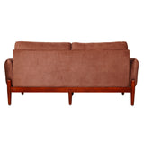 Enfield Fabric Sofa Set (3+1+1-Seater) - Maroon