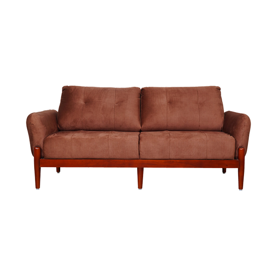 Enfield Fabric Sofa 3-Seater - Maroon_2