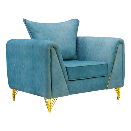 Estonia Pro Comfort Fabric Sofa 1 Seater - Green