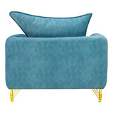 Estonia Pro Contemporary Fabric Sofa Set (3+1+1 Seater) - Green