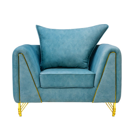 Estonia Comfort Fabric Sofa 1-Seater - Green_2