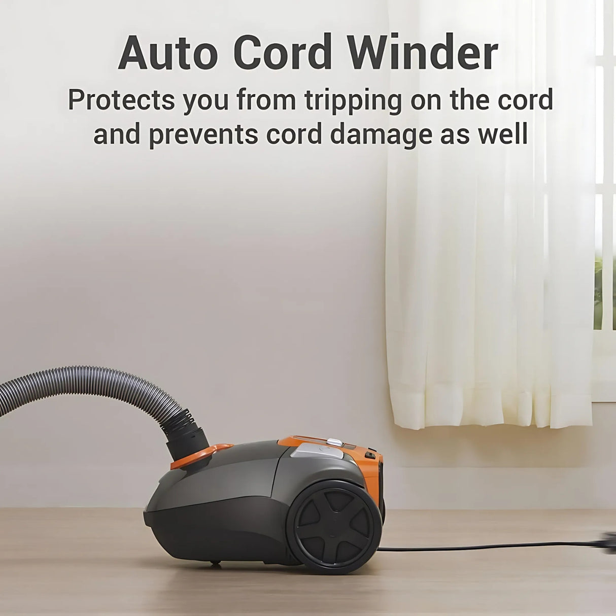 Eureka Forbes 23 KPA Stellar Vacuum Cleaner 2.5 L – Orange and Black_4