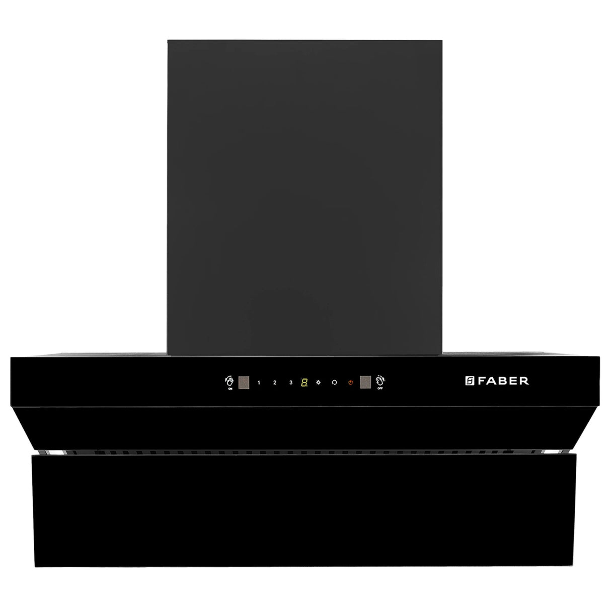 FABER Hood ARTEMIS IN HC SC FL BK 90 cm Auto-Clean Wall-Mounted Chimney – Black_1
