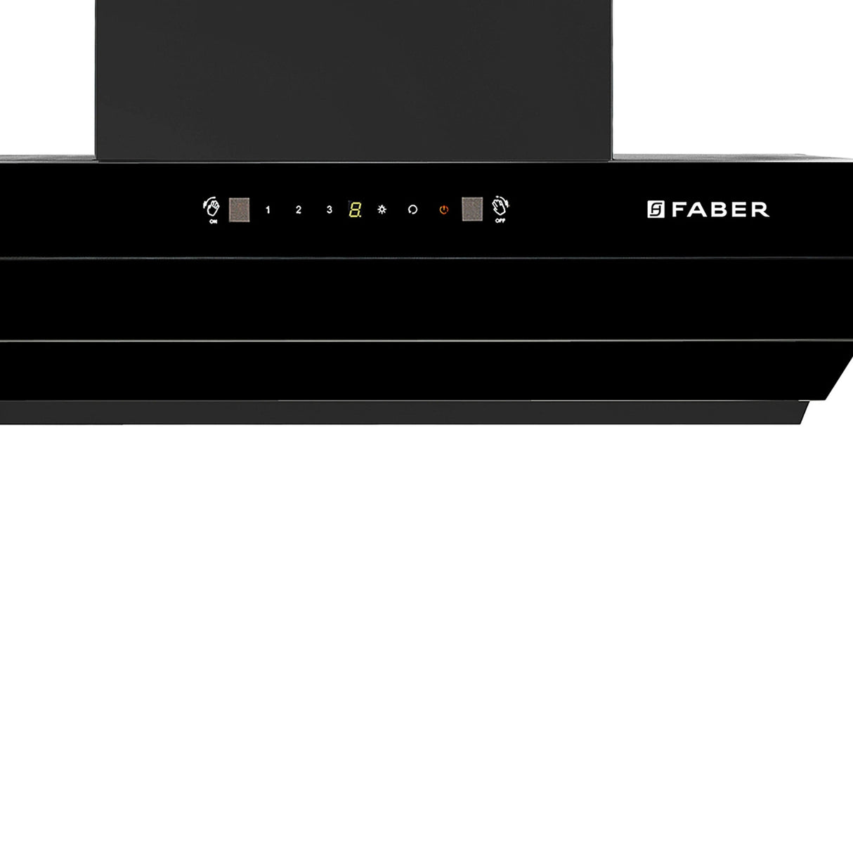 FABER Hood ARTEMIS IN HC SC FL BK 90 cm Auto-Clean Wall-Mounted Chimney – Black_2