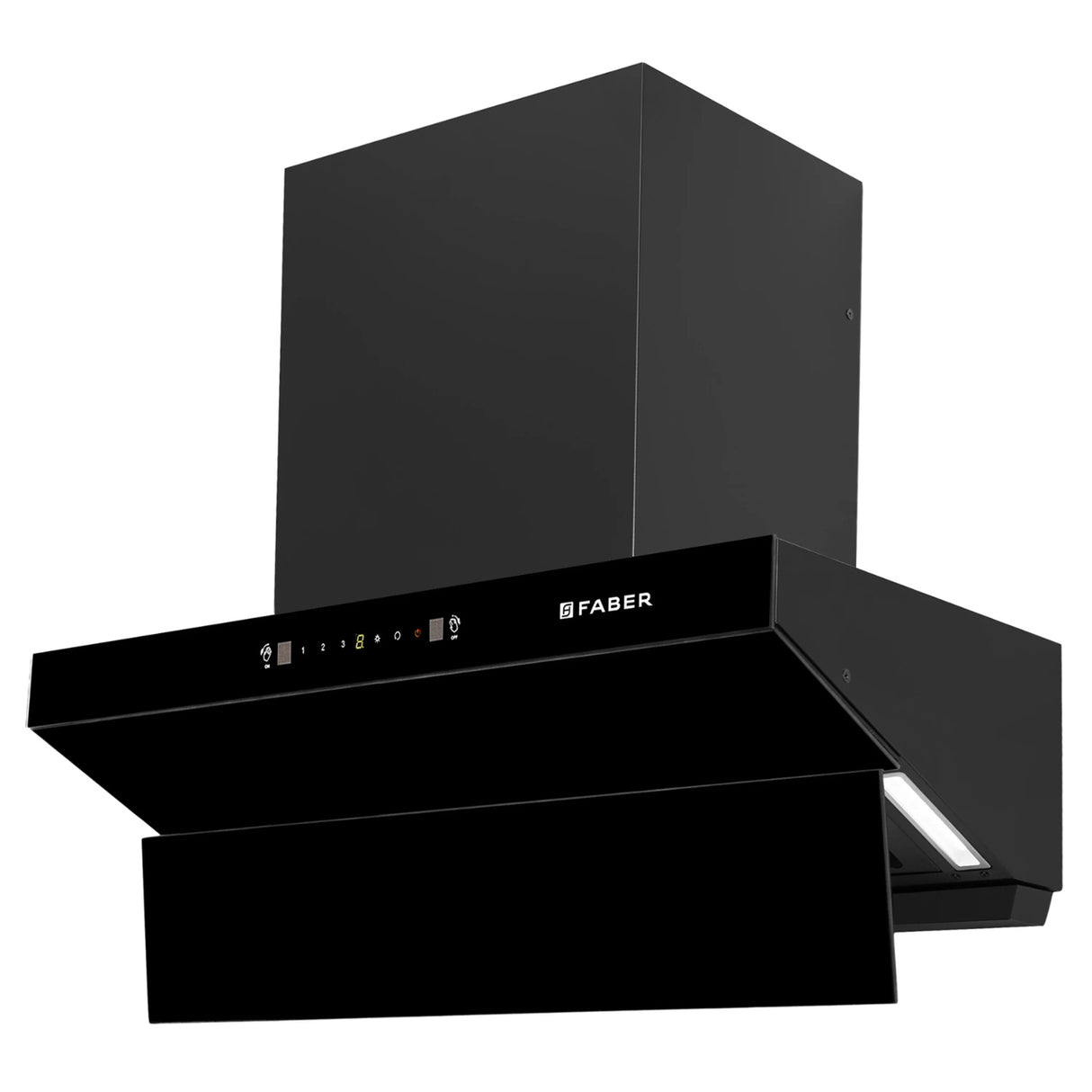 FABER Hood ARTEMIS IN HC SC FL BK 90 cm Auto-Clean Wall-Mounted Chimney – Black_4