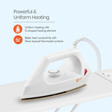 Orient Fabrismooth Dry Iron 1000 Watts- White