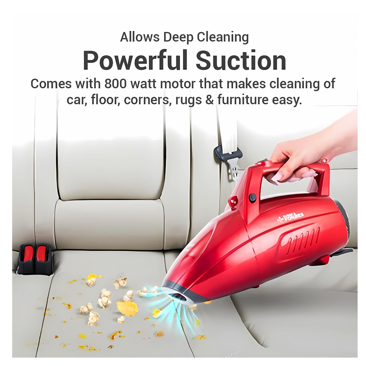 FORBES Super Clean 0.5 L Vacuum Cleaner - Red and Black_6