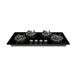FaberExperiaHT904ALUAIFFD90cm4-BurnerGlassHob_Black-FrontView-1