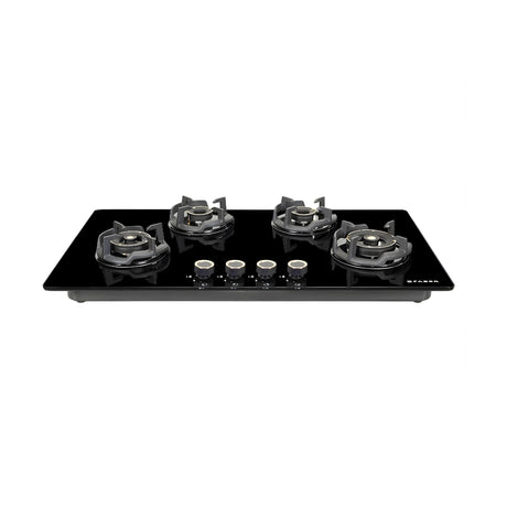 FaberExperiaHT904ALUAIFFD90cm4-BurnerGlassHob_Black-FrontView-1