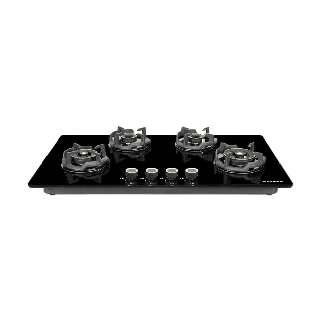 FaberExperiaHT904ALUAIFFD90cm4-BurnerGlassHob_Black-FrontView-1