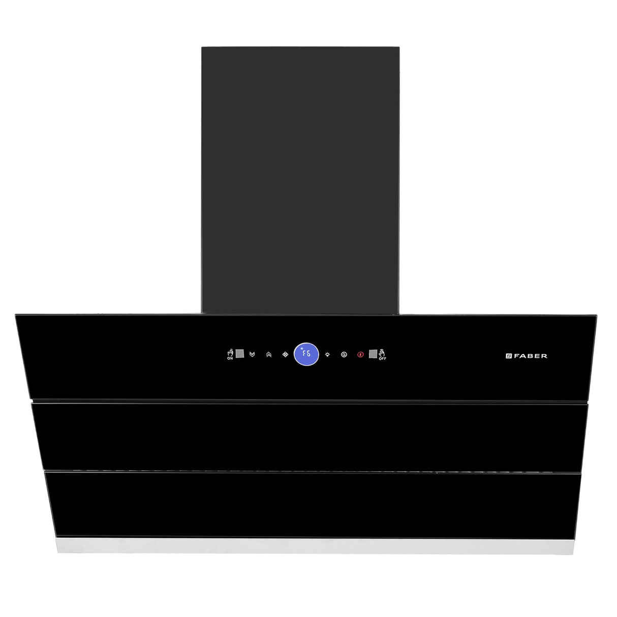 Faber Comet 90 cm Filter less BLDC Motor  Auto-Clean Wall Mounted Chimney - Black