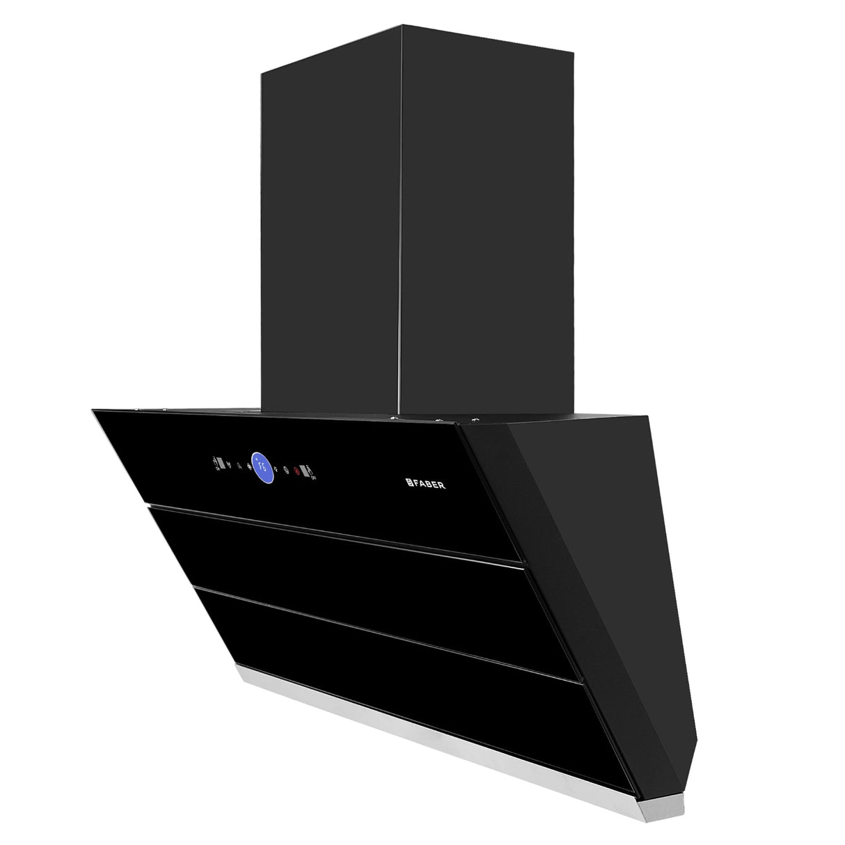 Faber Comet 90 cm Filter less BLDC Motor  Auto-Clean Wall Mounted Chimney - Black