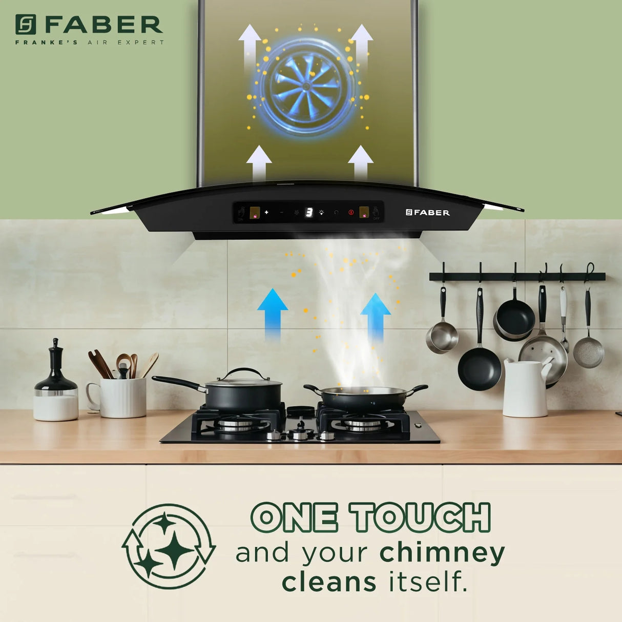 Faber Zeal BLDC HC SC FL IN 60 CHIMNEY - Black