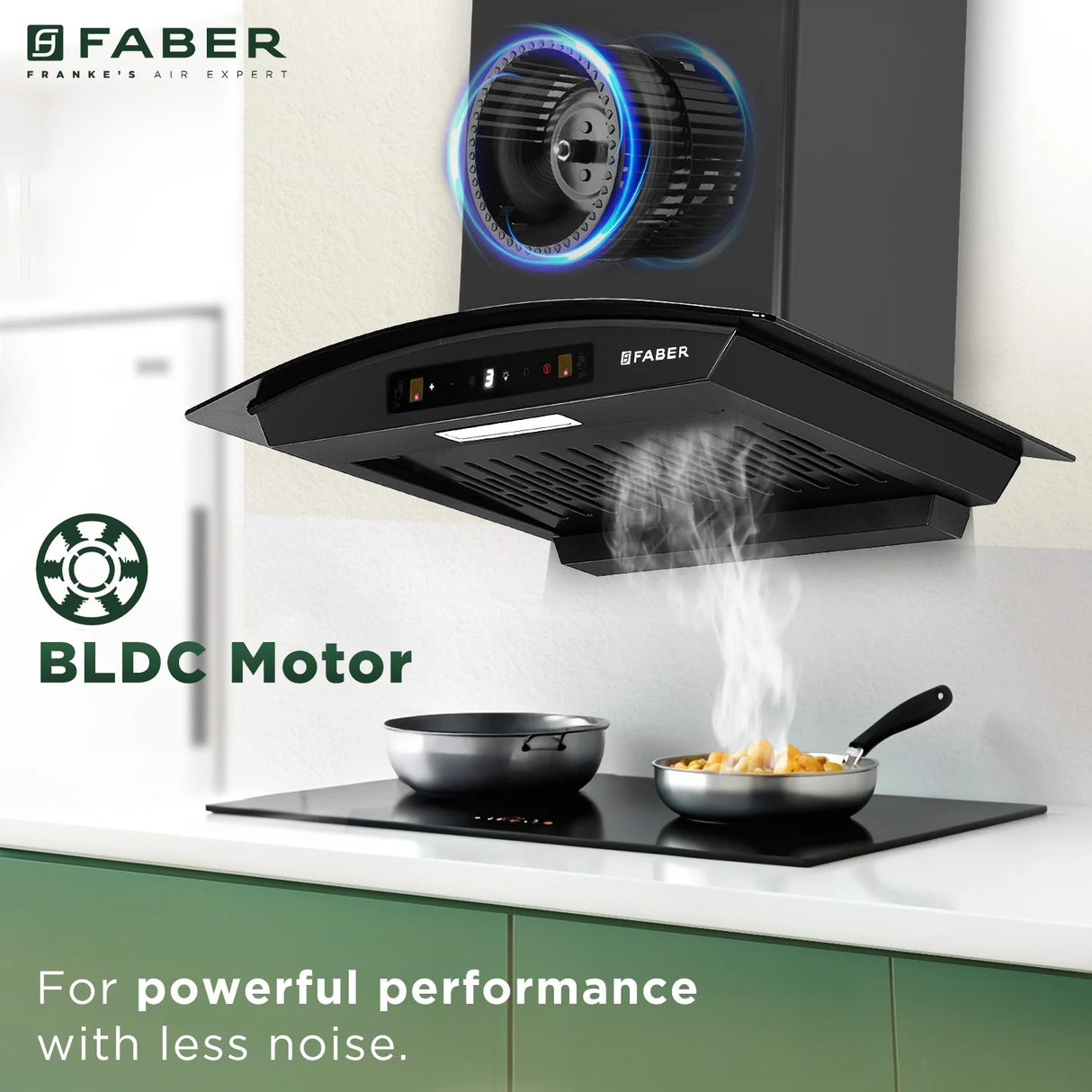 Faber Zeal BLDC HC SC FL IN 60 CHIMNEY - Black