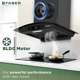 Faber Zeal BLDC HC SC FL IN 60 CHIMNEY - Black