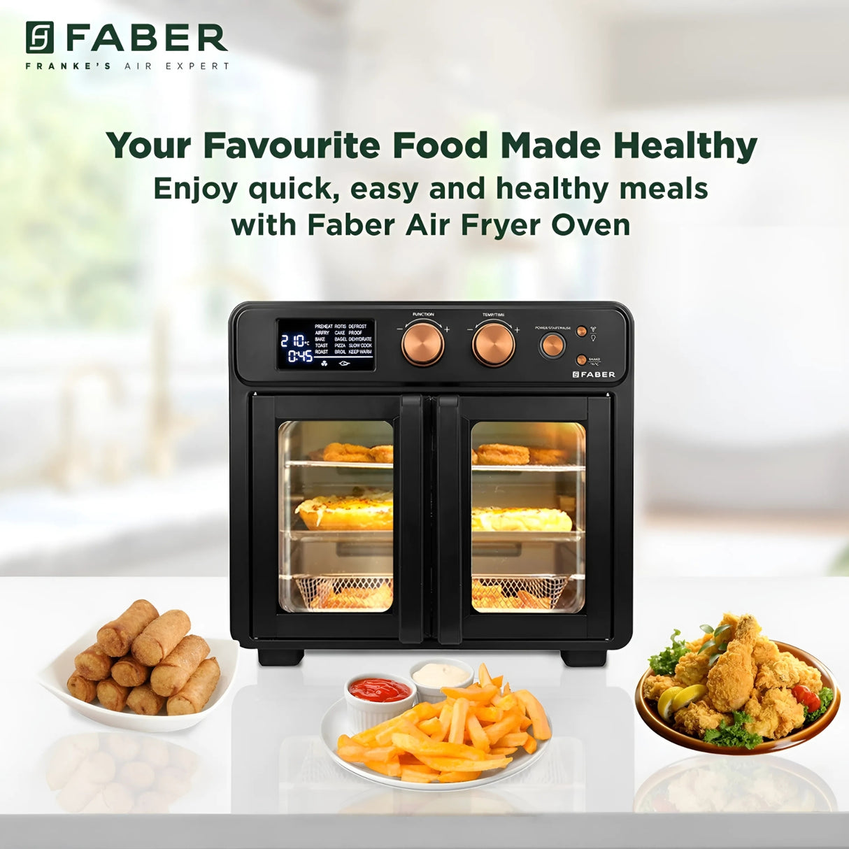 Faber Air Fryer OTG 25 L 15F Bk Qish - Black_7