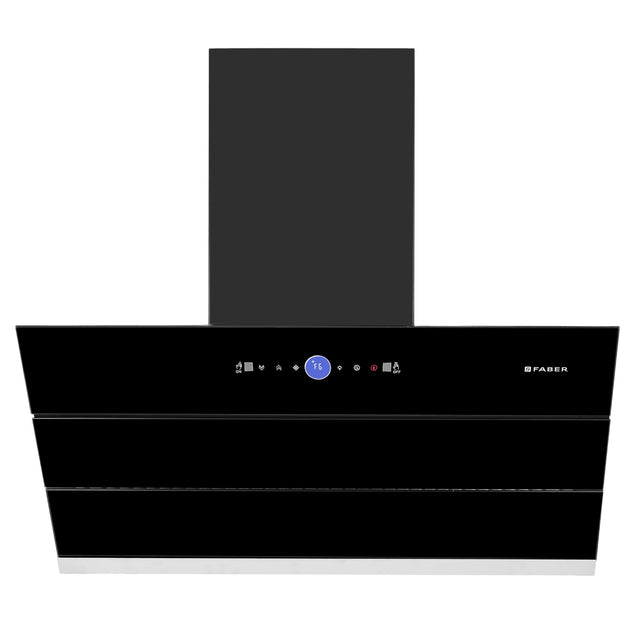 Faber Comet 90 cm Filterless BLDC Motor Auto-Clean Wall Mounted Chimney - Black_1