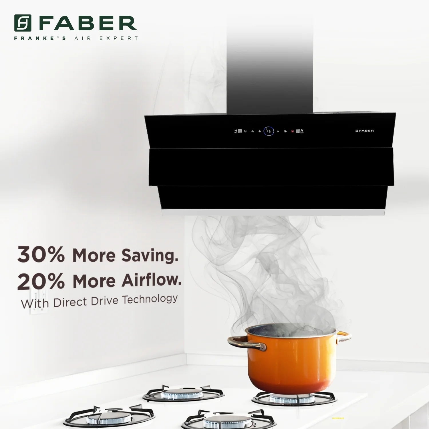 Faber Comet 90 cm Filterless BLDC Motor Auto-Clean Wall Mounted Chimney - Black_10