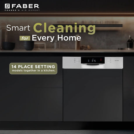 Faber Dishwasher FSID 8PR 14 Places - Stainless Steel_2