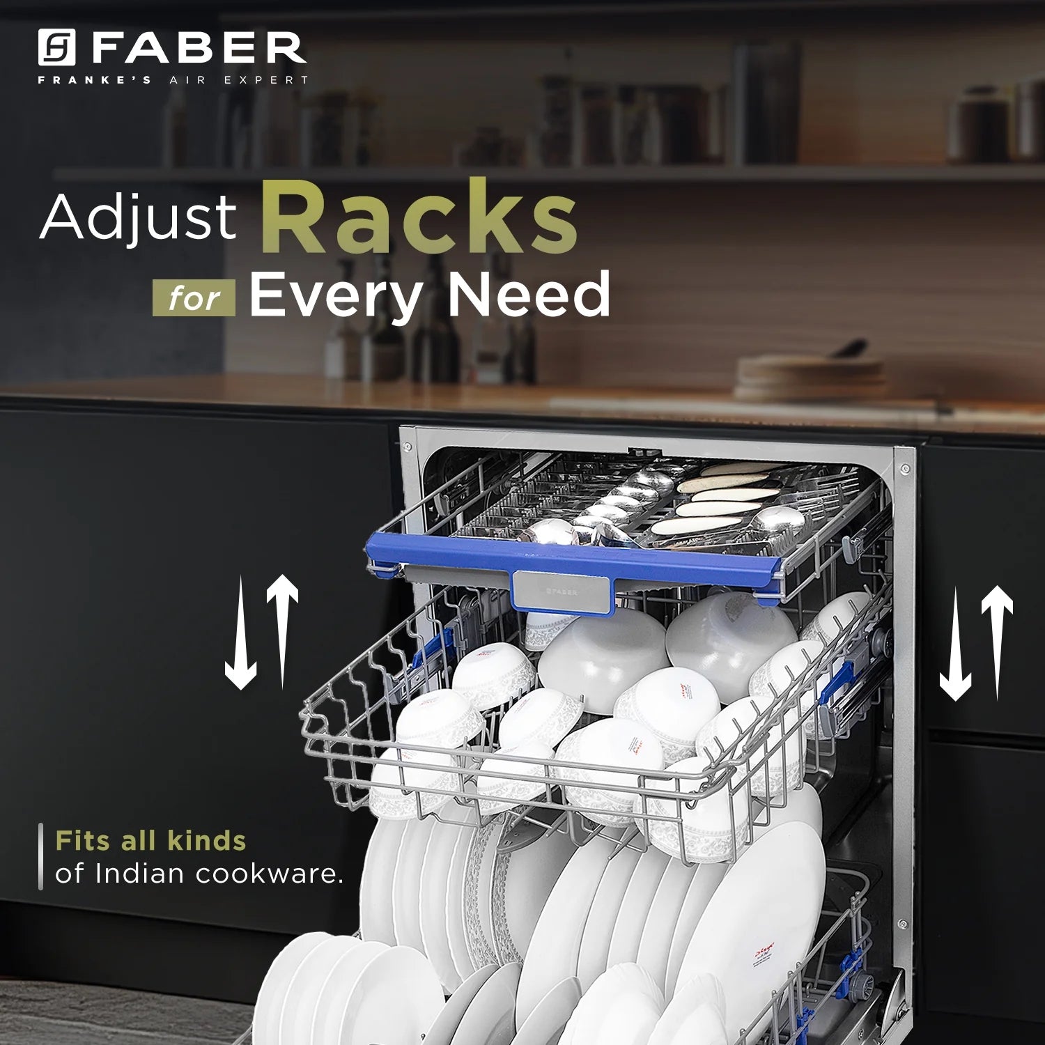 Faber Dishwasher FSID 8PR 14 Places - Stainless Steel_6