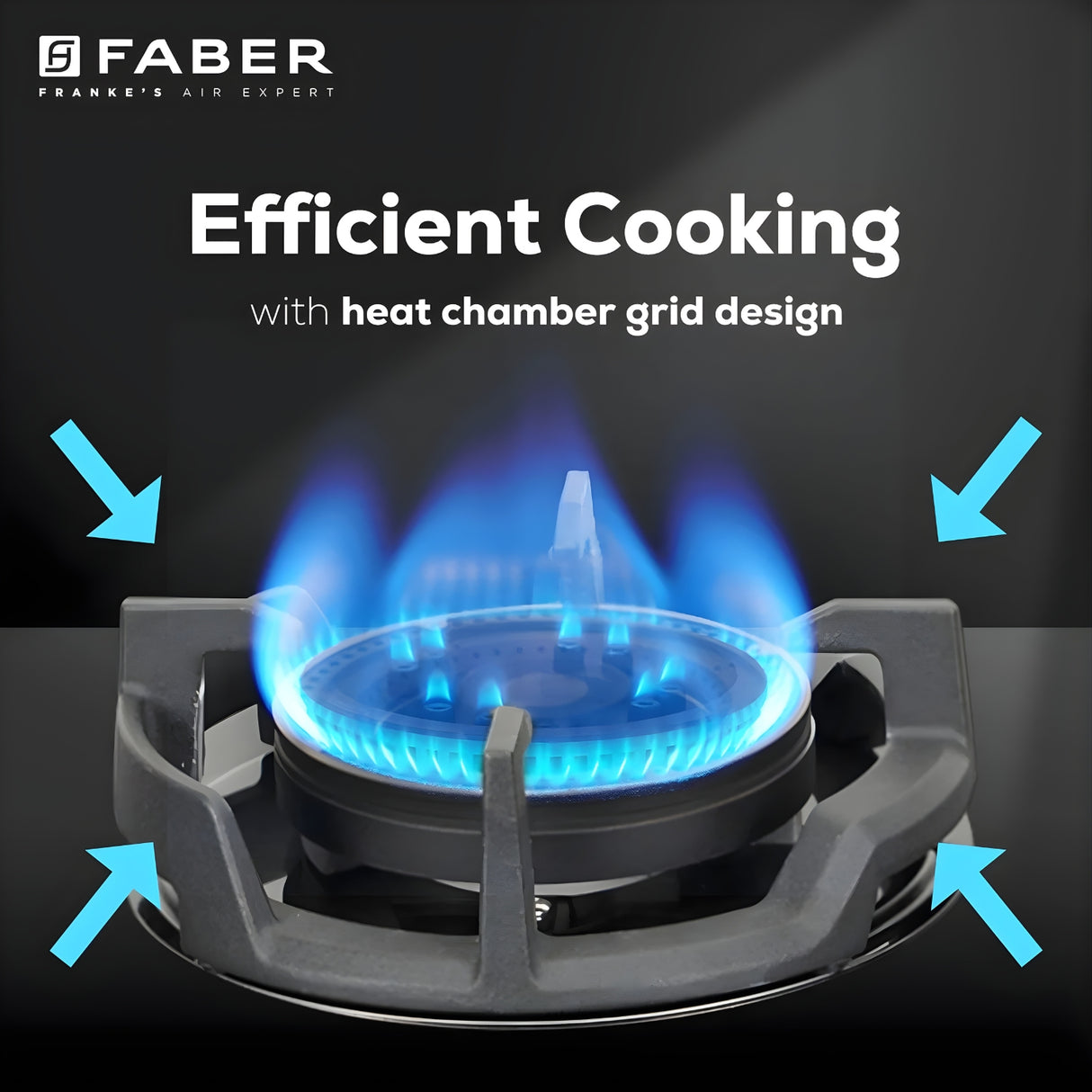 Faber Experia HT904 ALU AI FFD 90 cm 4-Burner Glass Hob – Black-4