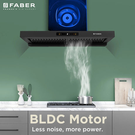 Faber Hood Charm BLDC HC SC FL BK IN 90 cm Filterless Auto-Clean Kitchen Chimney – Black_2