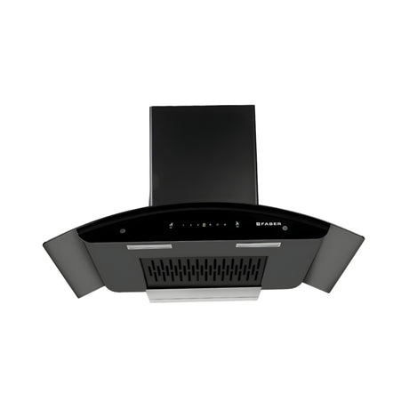 Faber Hood Magnus IN HC SC FL EBK 90 cm Filterless Auto-Clean Kitchen Chimney – Black_Front View
