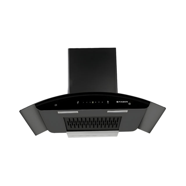 Faber Hood Magnus IN HC SC FL EBK 90 cm Filterless Auto-Clean Kitchen Chimney – Black_Front View