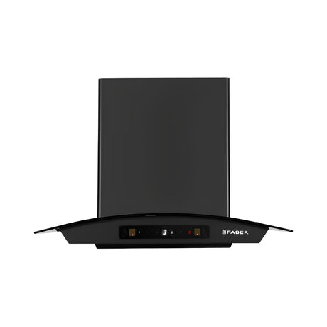 Faber Zeal BLDC HC SC FL IN 60 cm Chimney - Black_Front View