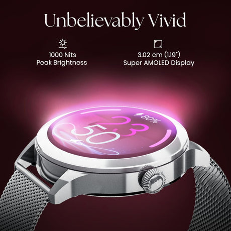 Fastrack Noir Pro with AMOLED Display Bluetooth Calling - Rose Gold