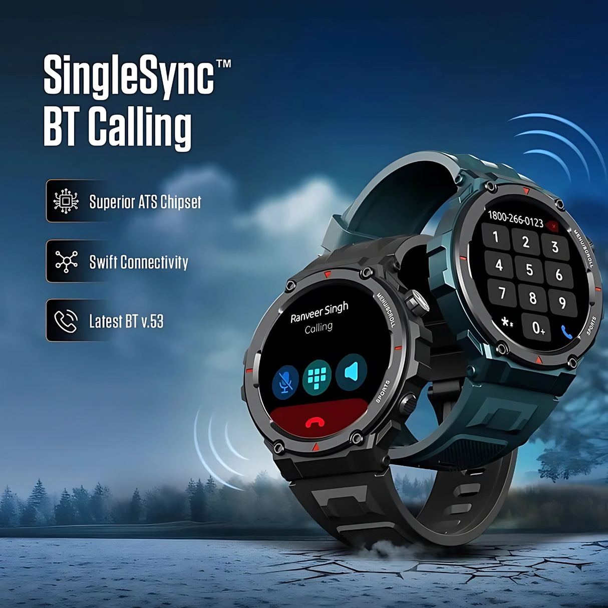 Fastrack Xtreme Pro with AMOLED Display Bluetooth Calling - Beige
