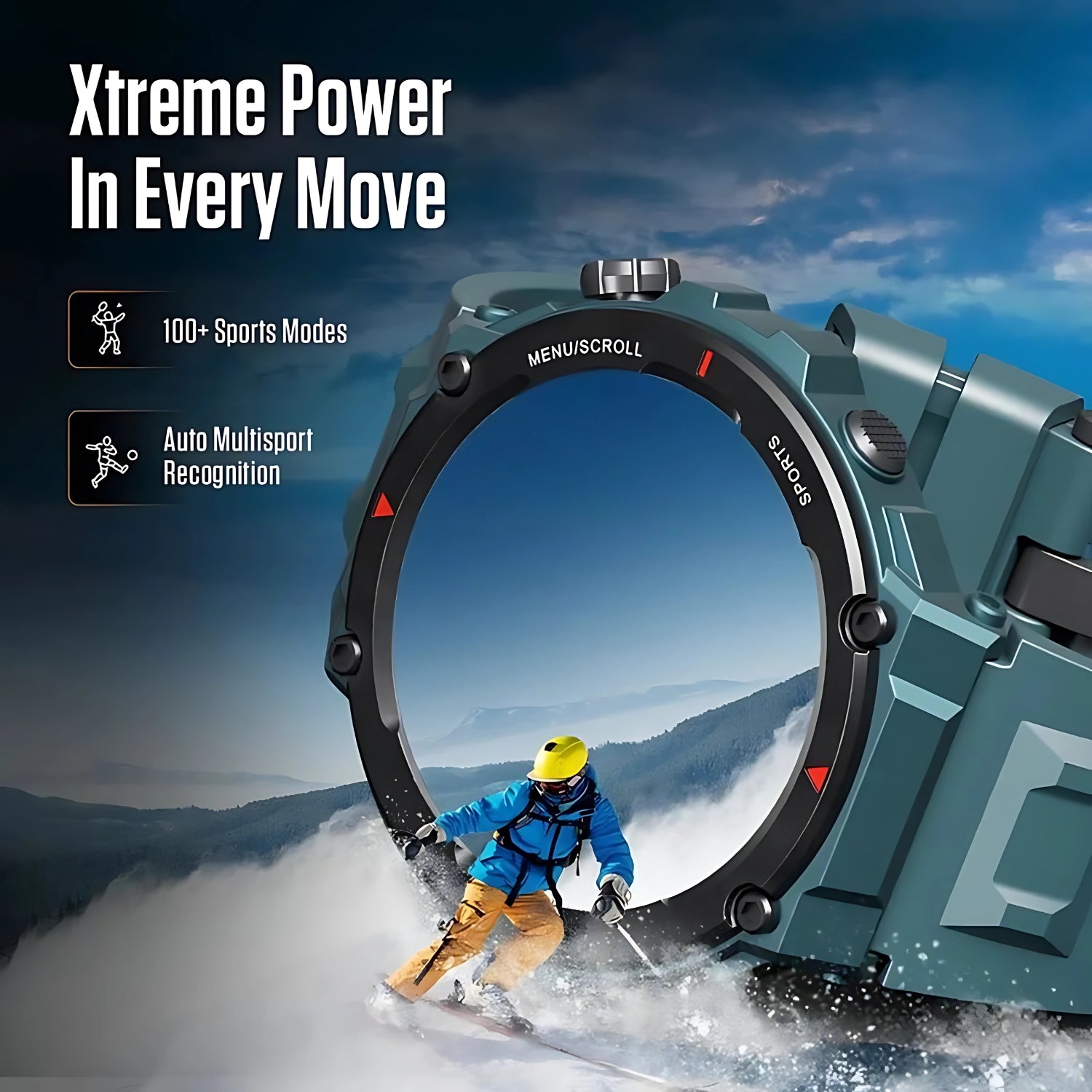 Fastrack Xtreme Pro with AMOLED Display Bluetooth Calling - Beige_4